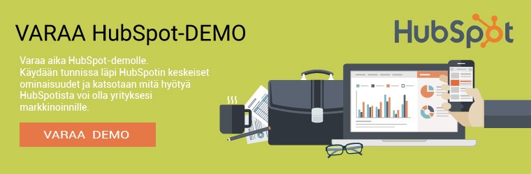 Varaa Aika HubSpot-demoon