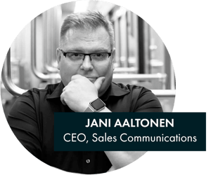 Jani Aaltonen, CEO, Sales Communications