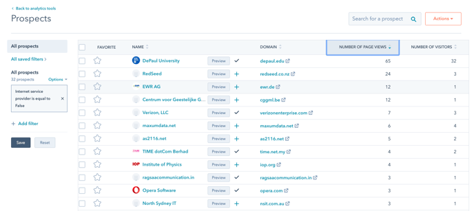 prospects tool