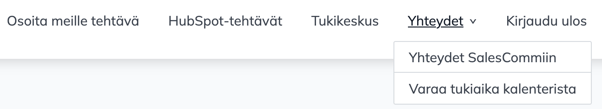 Varaa aika SalesCommunicationsin asiakasportaalin kautta
