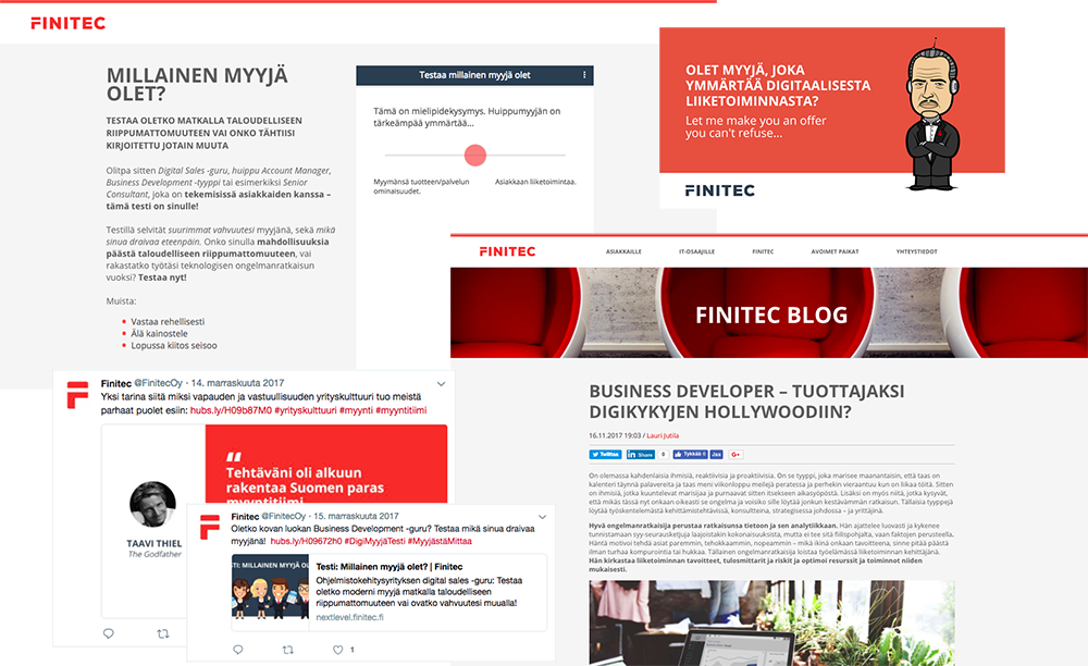 inbound recruiting campaign Finitec