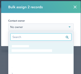Bulk assign records