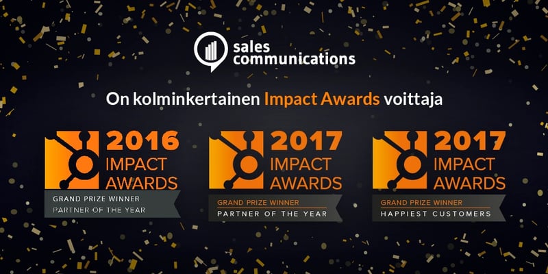 Sales Communications HubSpot kumppani paras suomessa ja eurtoopassa