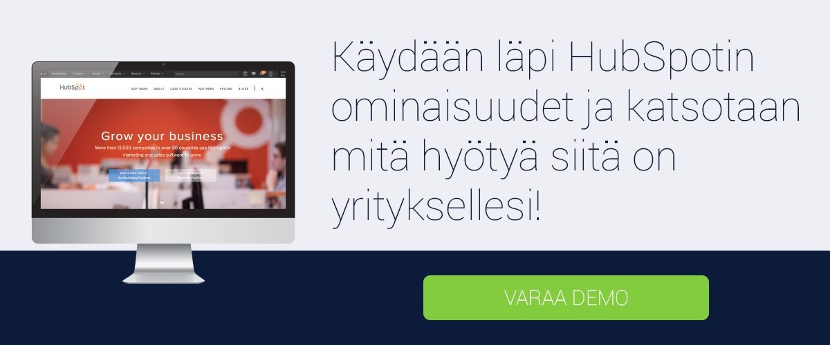 Varaa aika HubSpot demolle