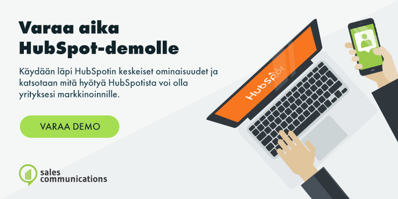 Varaa HubSpot demo