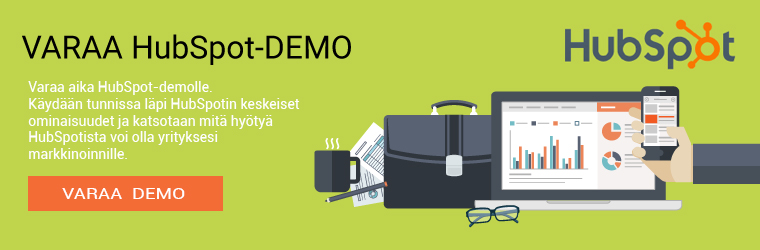 Varaa Aika HubSpot-demoon