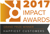 HubSpot Impact Awards Happiest Customers 2017